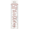 Image sur 50th - GLITZ ROSE GOLD 50th PRISMATIC BANNER - 9'