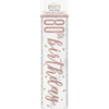 Image sur 80th - GLITZ ROSE GOLD 80th PRISMATIC BANNER - 9'