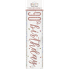 Image sur 90th - GLITZ ROSE GOLD 90th PRISMATIC BANNER - 9'