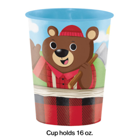 Picture of LITTLE LUMBERJACK BIRTHDAY - 16oz PLASTIC CUP
