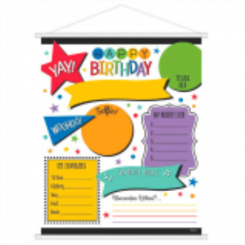 Picture of DECOR - RAINBOW BIRTHDAY SCROLL