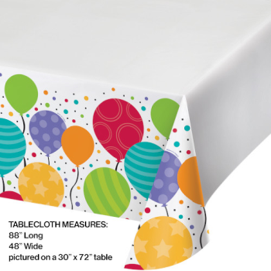 Image sur TABLEWARE - SHIMMERING BALLOONS - TABLE COVER