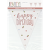 Picture of DECOR - GLITZ ROSE GOLD PRISMATIC PENNANT BANNER