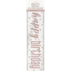 Picture of DECOR - GLITZ ROSE GOLD HAPPY BIRTHDAY PRISMATIC BANNER - 9'