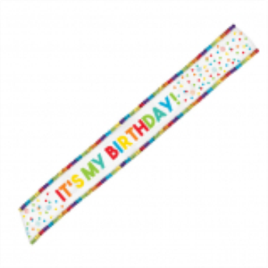 Picture of WEARABLES - Birthday Celebration Fabric Sash