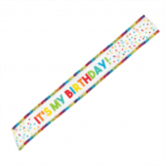 Image sur WEARABLES - Birthday Celebration Fabric Sash