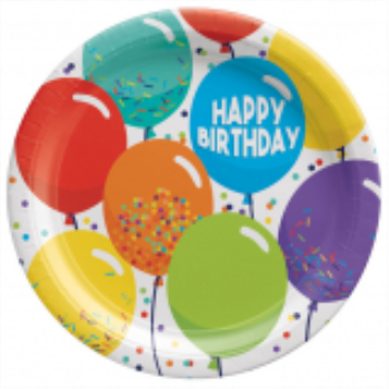 Image de TABLEWARE - Birthday Celebration - 9" Round Plates