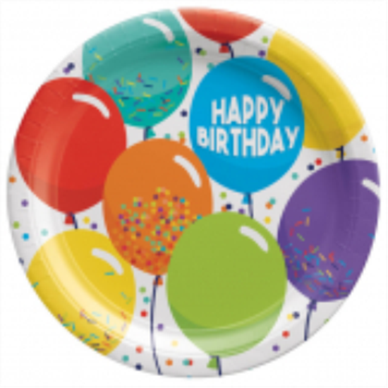 Picture of TABLEWARE - Birthday Celebration - 9" Round Plates