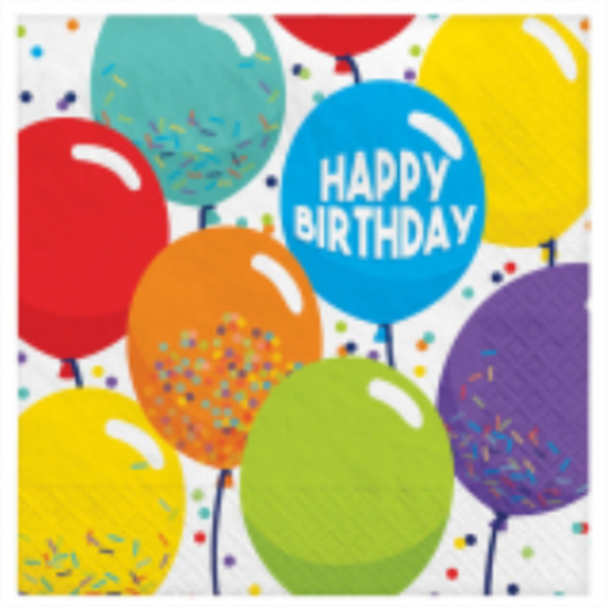 Picture of TABLEWARE - Birthday Celebration - Luncheon Napkins