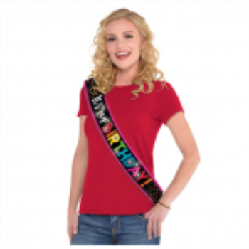 Picture of WEARABLES - IT'S MY BIRTHDAY LIGHT UP SASH