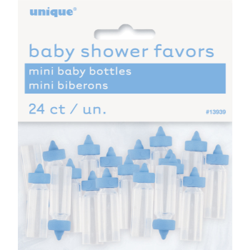 Picture of BLUE MINI PLASTIC BABY BOTTLES