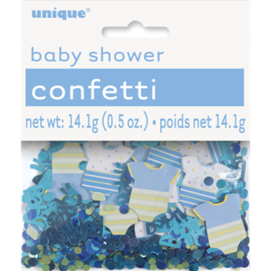 Image sur BLUE DOTS BABY SHOWER CONFETTI