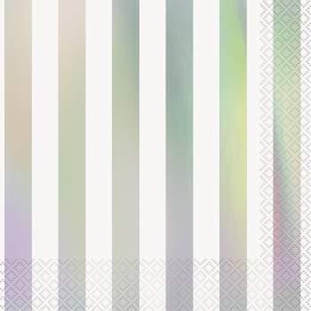 Image de IRIDESCENT STRIPE LUNCHEON NAPKINS