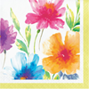 Picture of WATERCOLOR FLORAL LUNCHEON NAPKINS