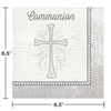 Image sur TABLEWARE - DIVINITY SILVER LUNCHEON NAPKINS - COMMUNION