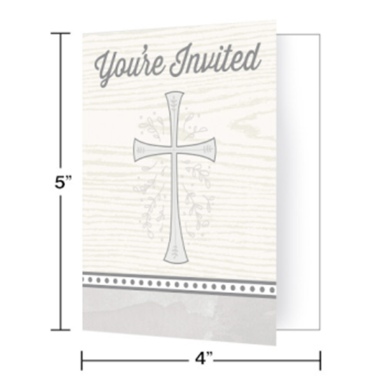 Picture of TABLEWARE - DIVINITY SILVER INVITATIONS