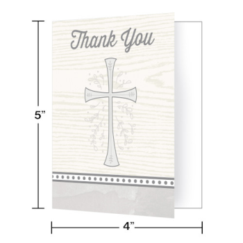 Image de DECOR - DIVINITY SILVER THANK YOU CARDS