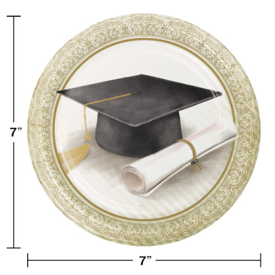 Picture of CLASSIC GRADUATION 7" PLATES