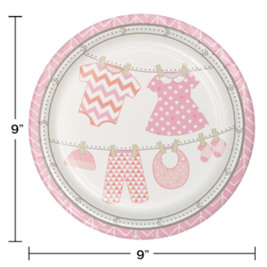 Image sur BUNDLE OF JOY 9" PLATES - GIRL