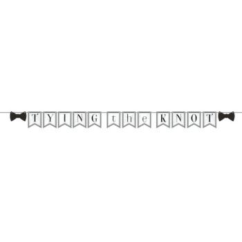 Image de MR & MR SHAPED BANNER WITH RIBBON