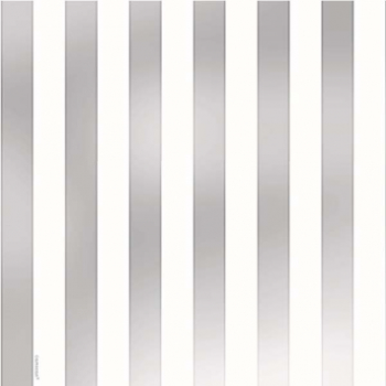 Image de JUMBO GIFT WRAP - FOIL SILVER STRIPE