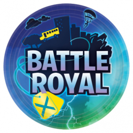 Picture of BATTLE ROYAL ''INSPIRED BY FORTNITE'' - 9" PLATES