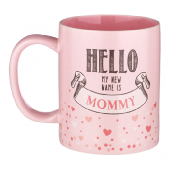 Image sur HELLO MY NEW NAME IS MOMMY MUG