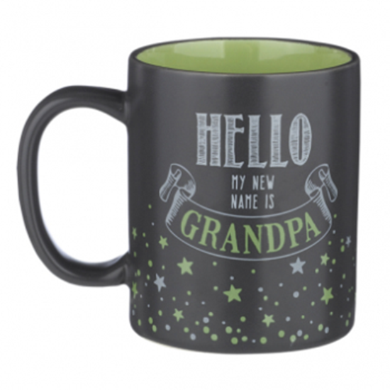 Image sur HELLO MY NEW NAME IS GRANDPA MUG