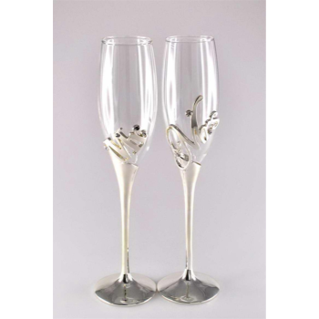 Picture of MR & MRS CHAMPAGNE FLUTES