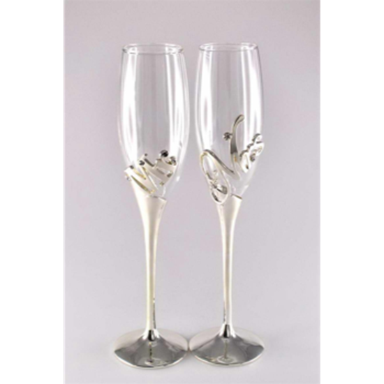 Image sur MR & MRS CHAMPAGNE FLUTES