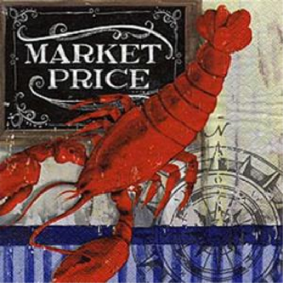 Picture of MARKET PRICE LOBSTER LUNCHEON NAPKINS