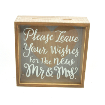 Picture of WEDDING WISHES ENVELOPE BOX