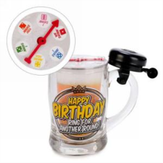 Picture of BEER MUG WITH BELL - HAPPY BIRTHDAY