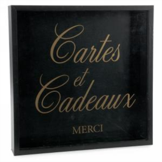 Image sur GIFT CARD BOX IN BLACK - CARTES ET CADEAUX