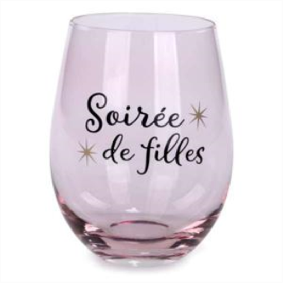Image sur SOIREE DE FILLES STEMLESS WINE GLASS