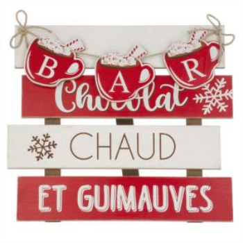 Image de DECOR - BAR CHOCOLAT CHAUD WALL DECORATION