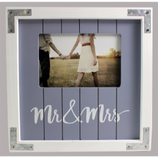Picture of MR & MRS WOODEN FRAME  4x6
