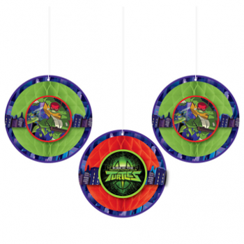 Picture of TEENAGE MUTANT NINJA TURTLE RISE UP - HONEYCOMB HANGING DECO