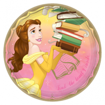 Image de DISNEY PRINCESS - 9" ROUND PLATES - BELLE