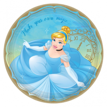 Image de DISNEY PRINCESS - 9" ROUND PLATES - CINDERELLA