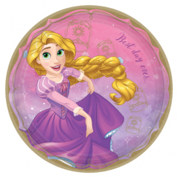 Picture of DISNEY PRINCESS - 9" ROUND PLATES - RAPUNZEL