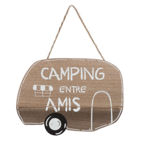 Picture of CAMPING ENTRE AMIS HANGING PLAQUE