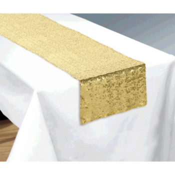 Image de GOLD SEQUIN TABLE RUNNER