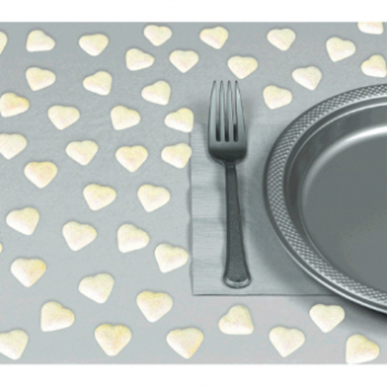 Image sur IRIDESCENT HEART TABLE CONFETTI