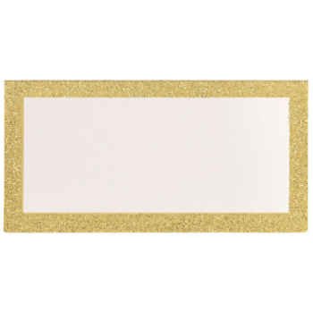 Image de PLACE CARD - GOLD GLITTER 