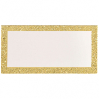 Picture of PLACE CARD - GOLD GLITTER 