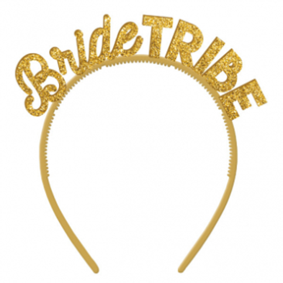 Image sur BRIDE TRIBE GLITTER GOLD HEADBAND