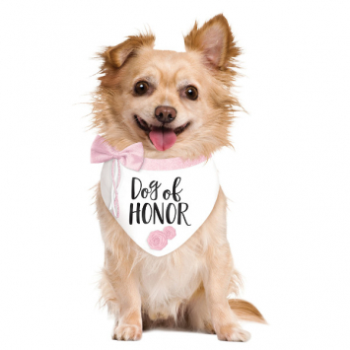 Picture of WEDDING BANDANNA - DOG OF HONOR