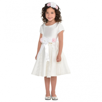 Image de FLOWER GIRL SASH AND HEADBAND KIT