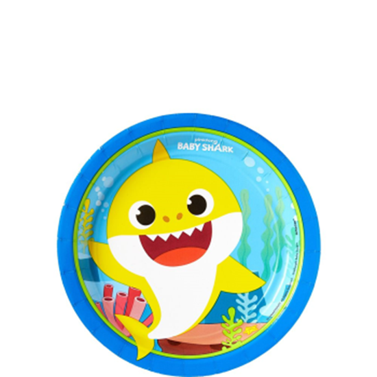 Picture of BABY SHARK - 7" ROUND PLATES